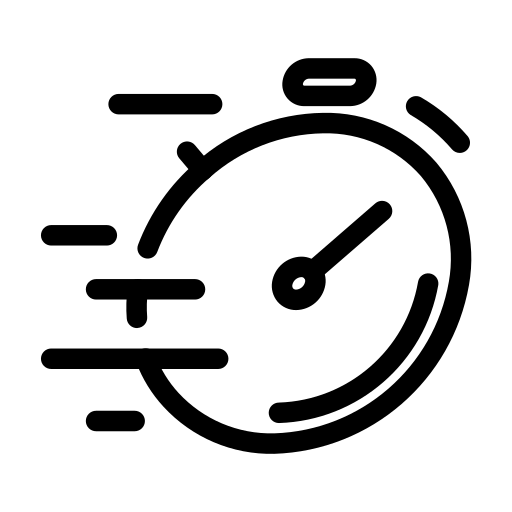 Black and white QR code design on a plain background.